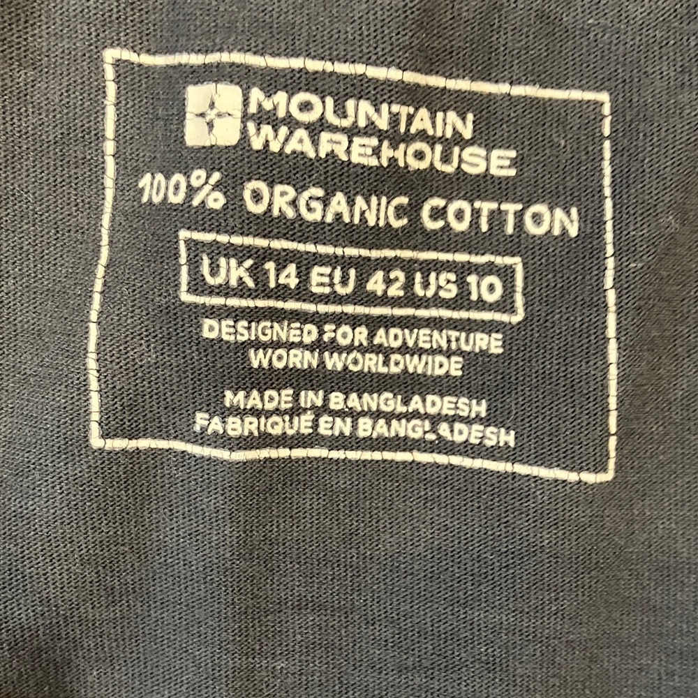 Organic cotton “the mountains are calling” graphic short sleeve t-shirt - Picture 2 of 12
